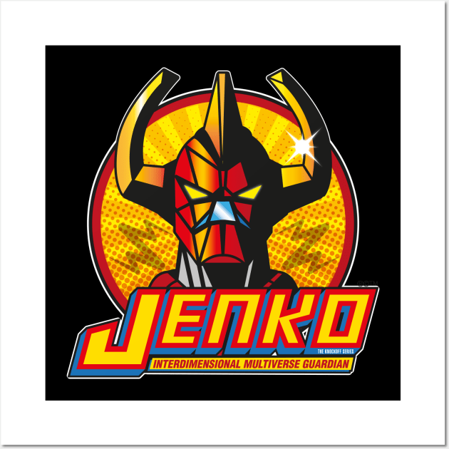 Japanese Super Robot Knockoff Jenko Wall Art by Maxsomma